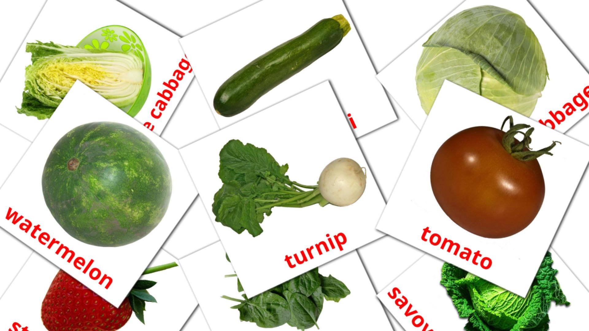 Food tigrigna vocabulary flashcards
