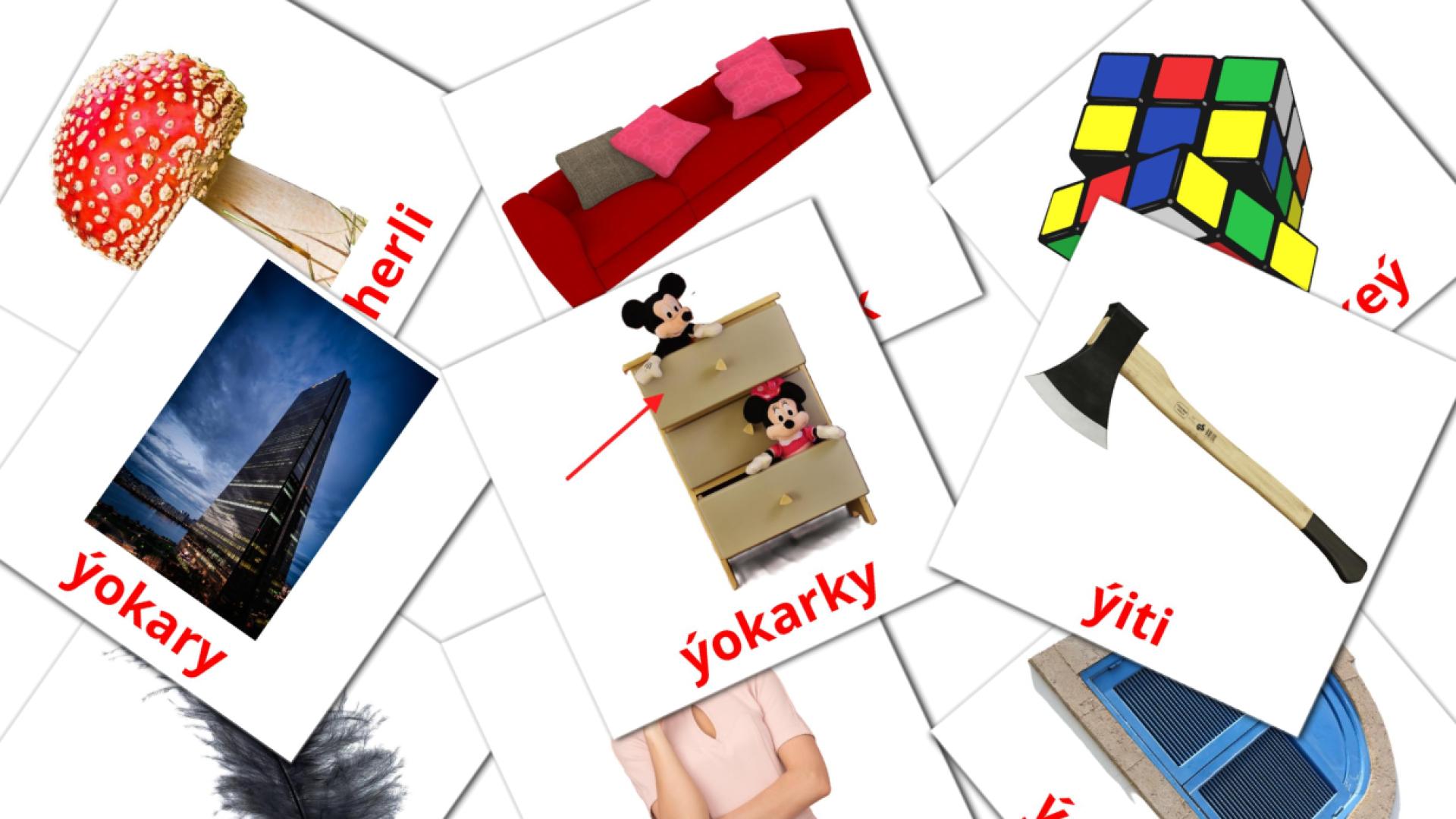 turcomano tarjetas de vocabulario en Sypatlar