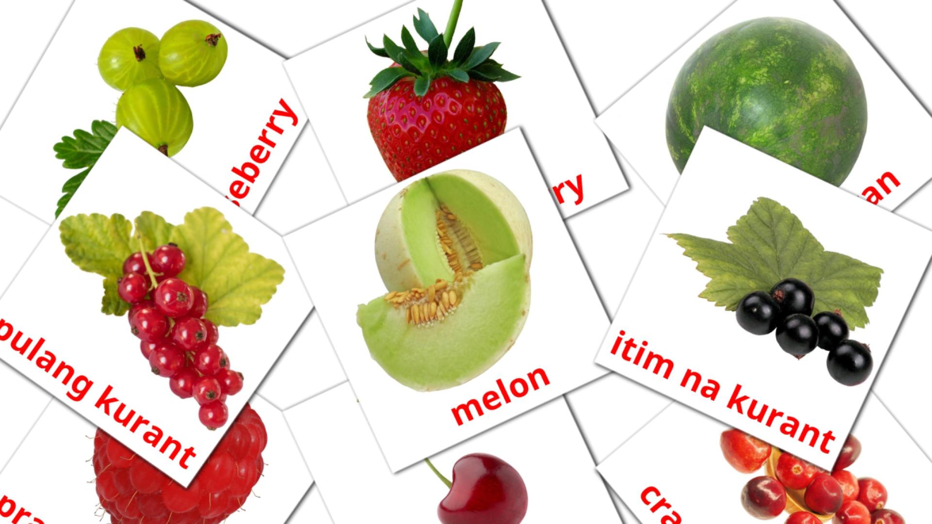 11 Bildkarten für Berries