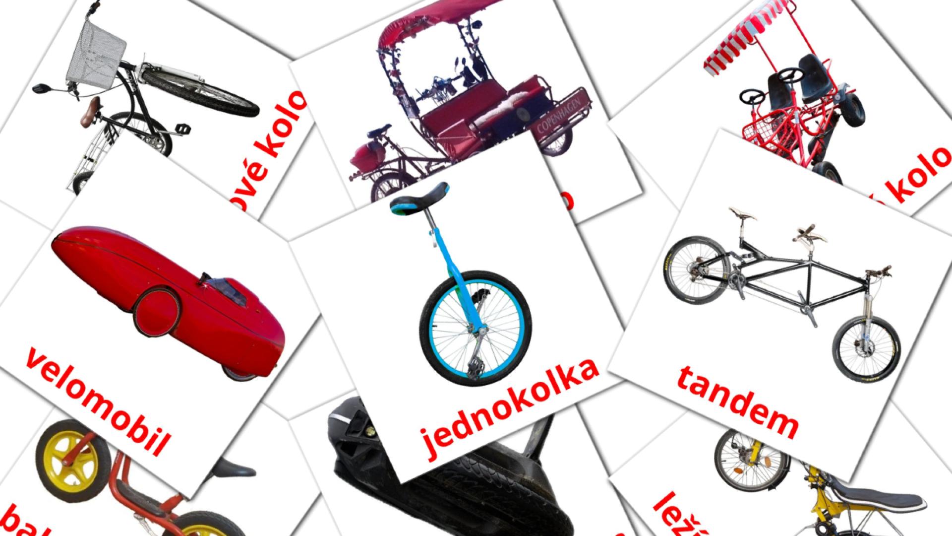 16 Bildkarten für Cyklistická doprava