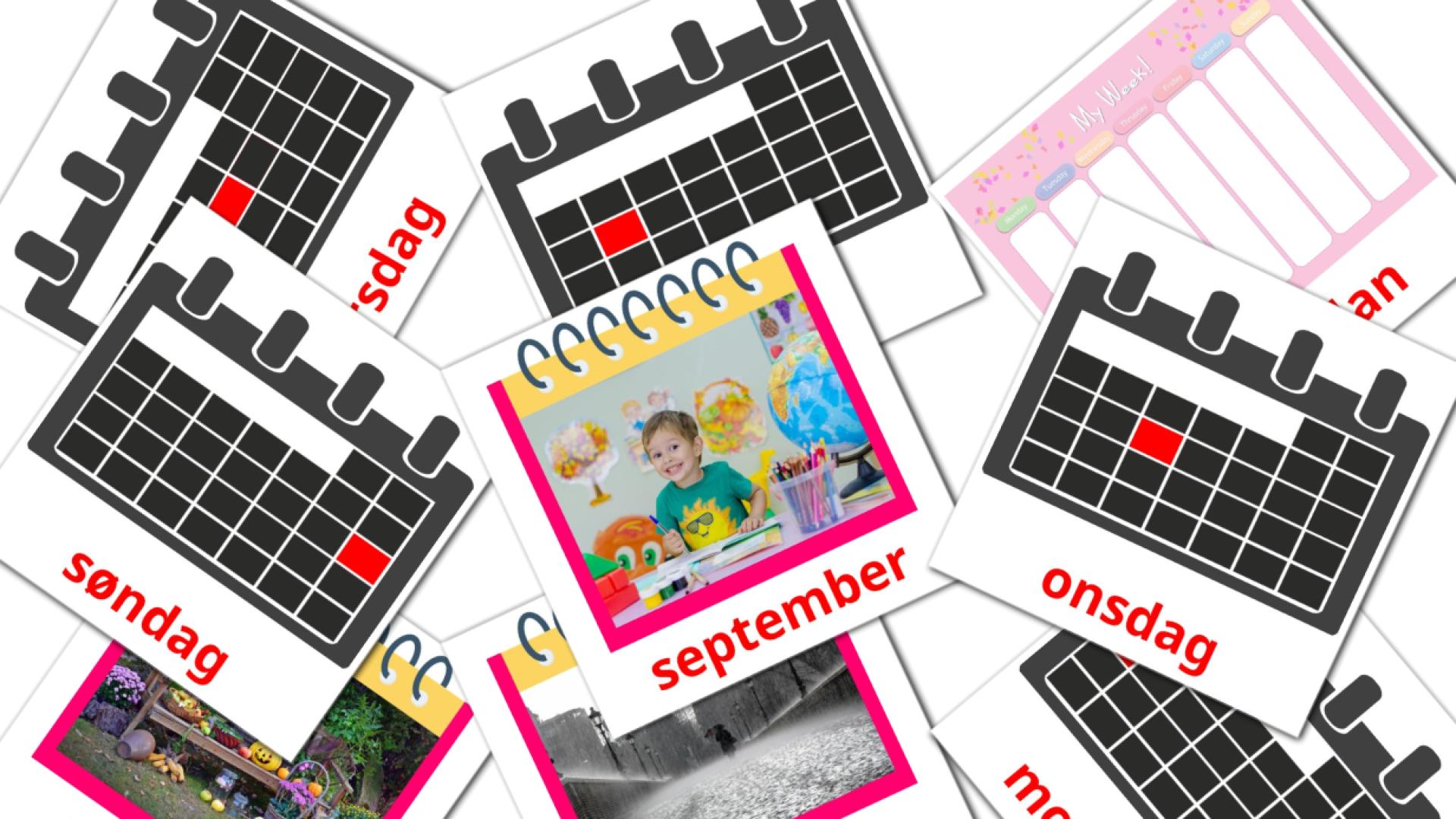 24 tarjetas didacticas de Kalender