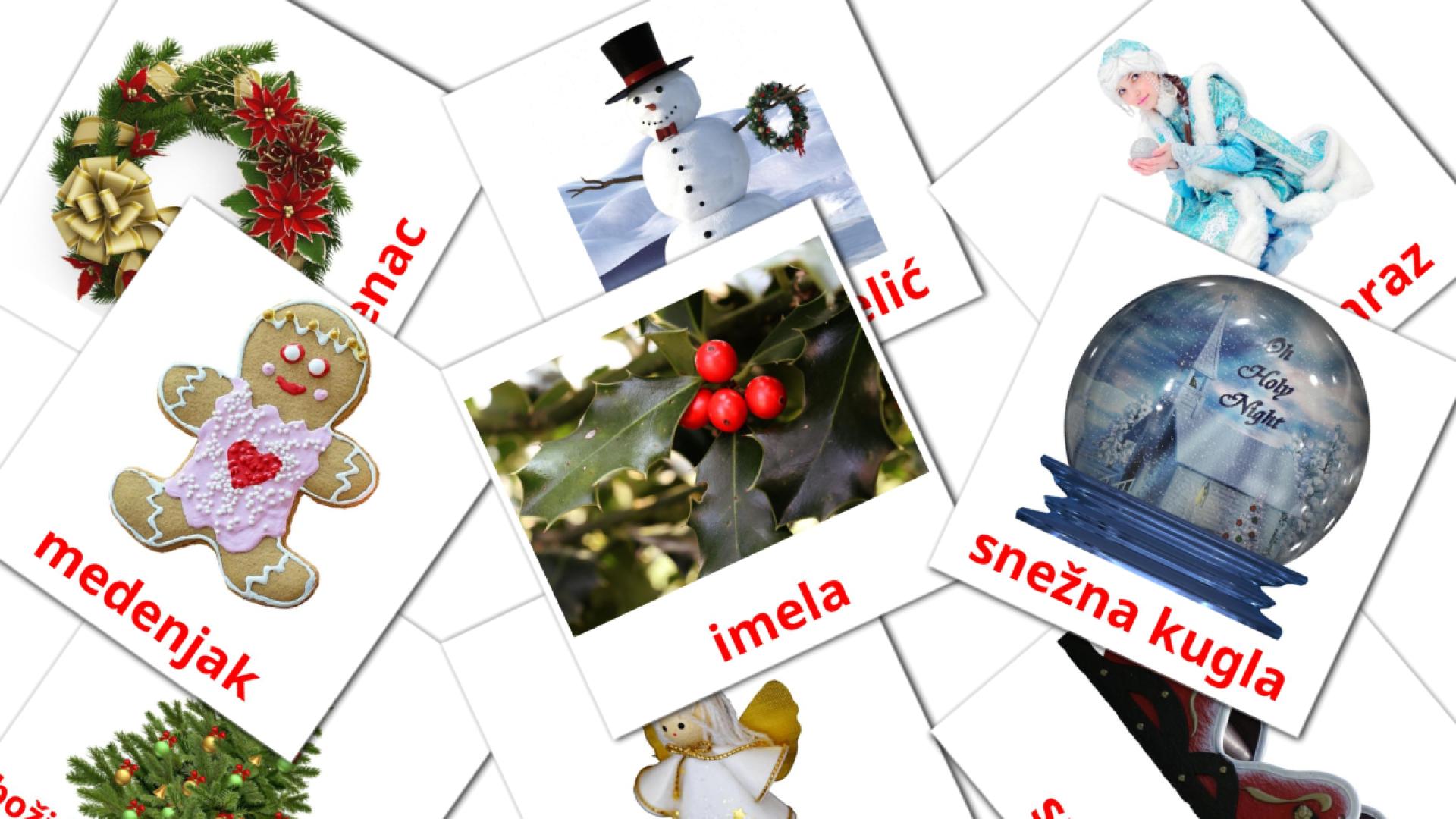 28 tarjetas didacticas de Božić