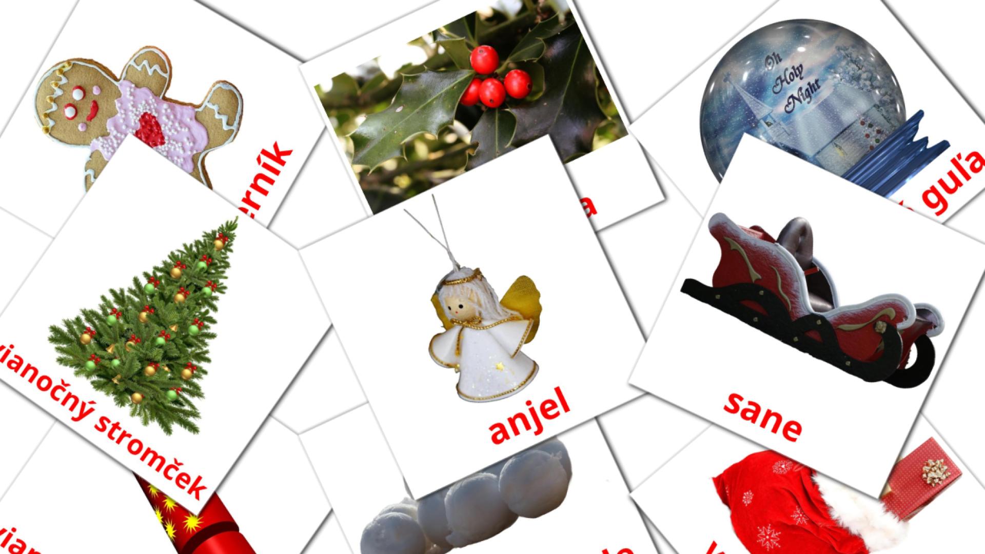 28 Bildkarten für Vianoce