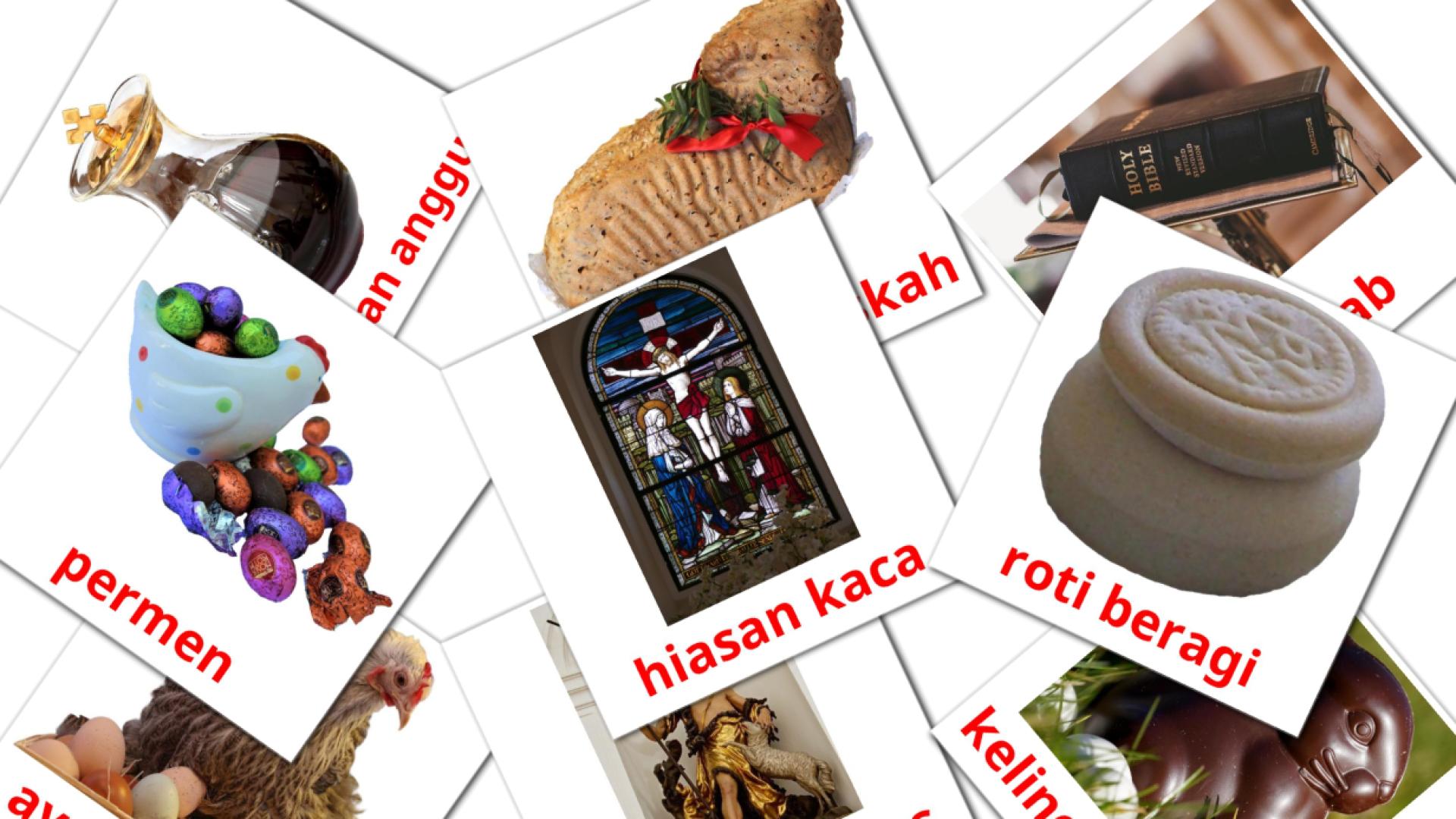 31 Bildkarten für Paskah