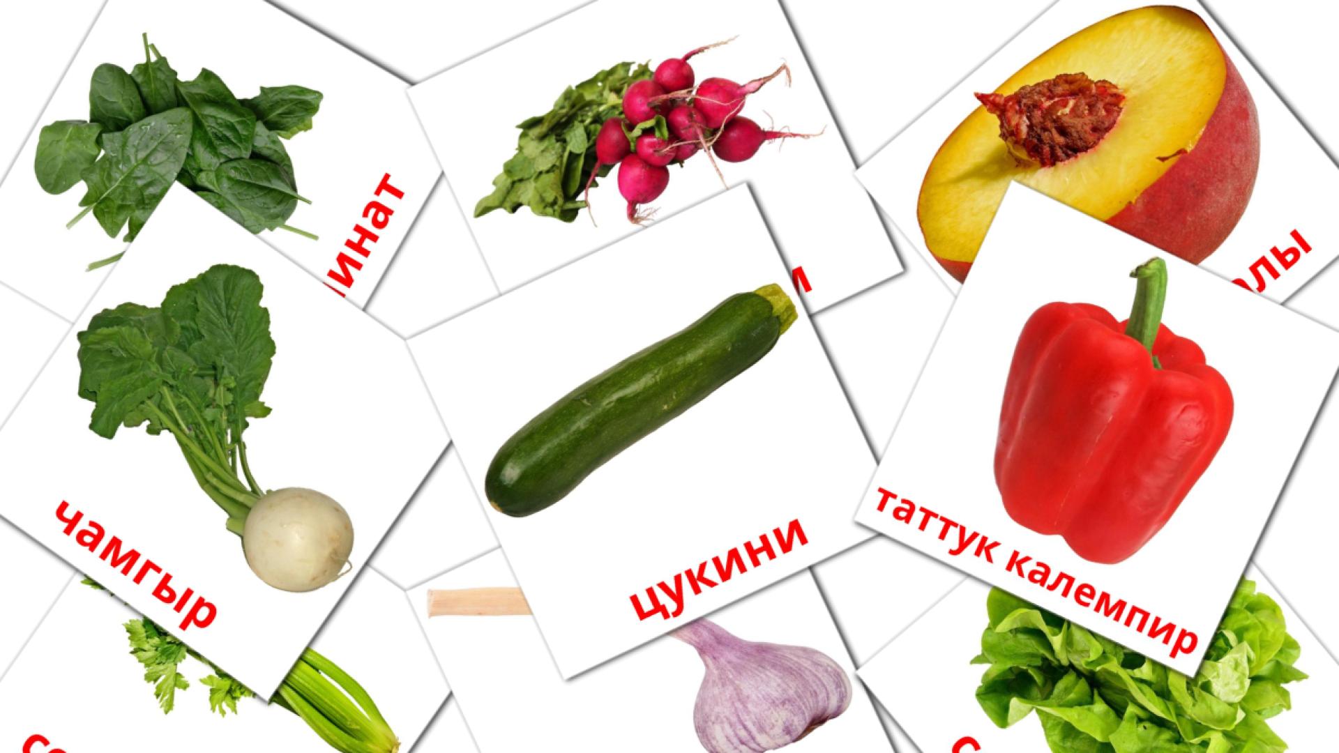 Тамак-аш kyrgyz woordenschat flashcards