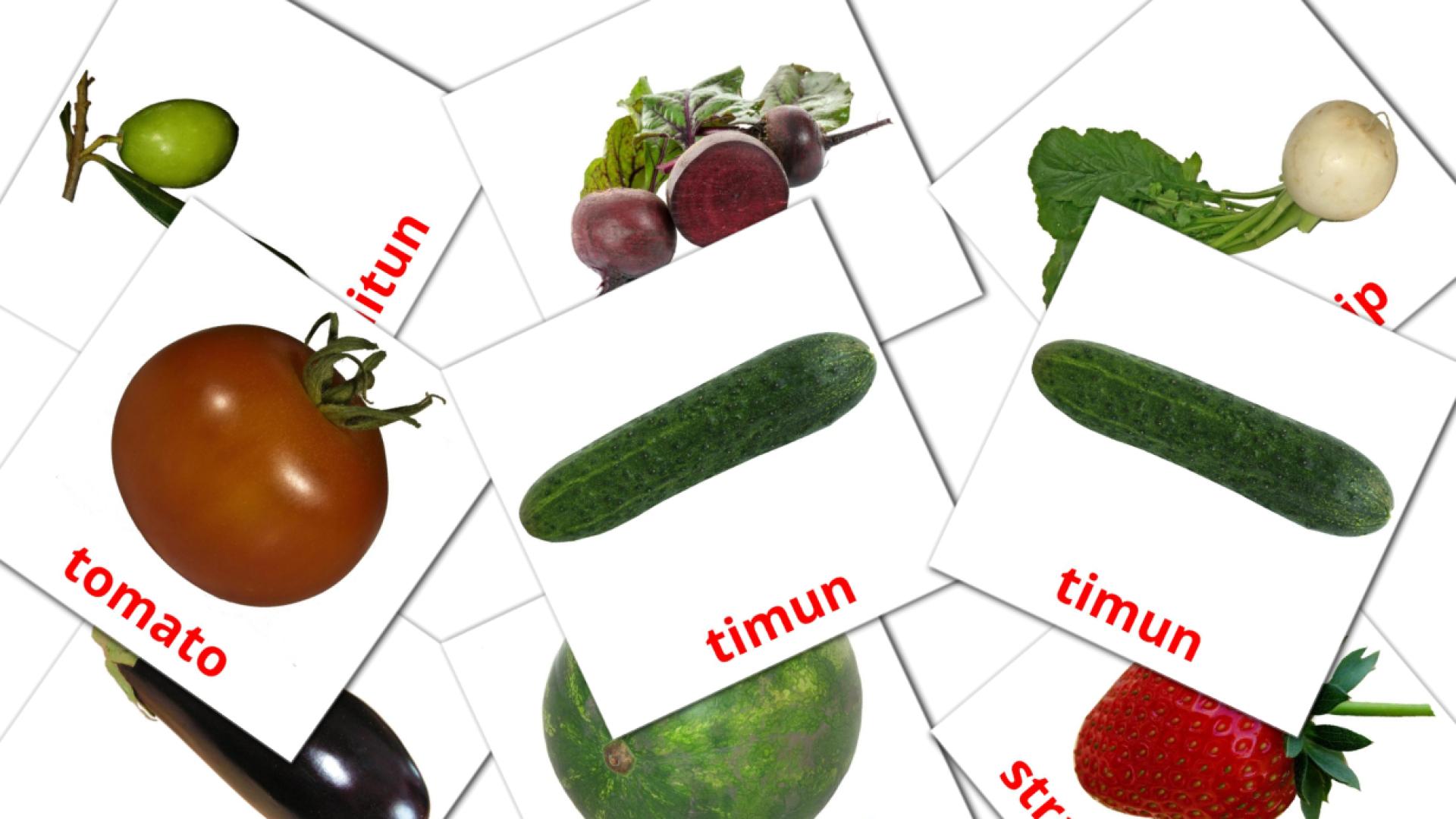 Makanan malay woordenschat flashcards
