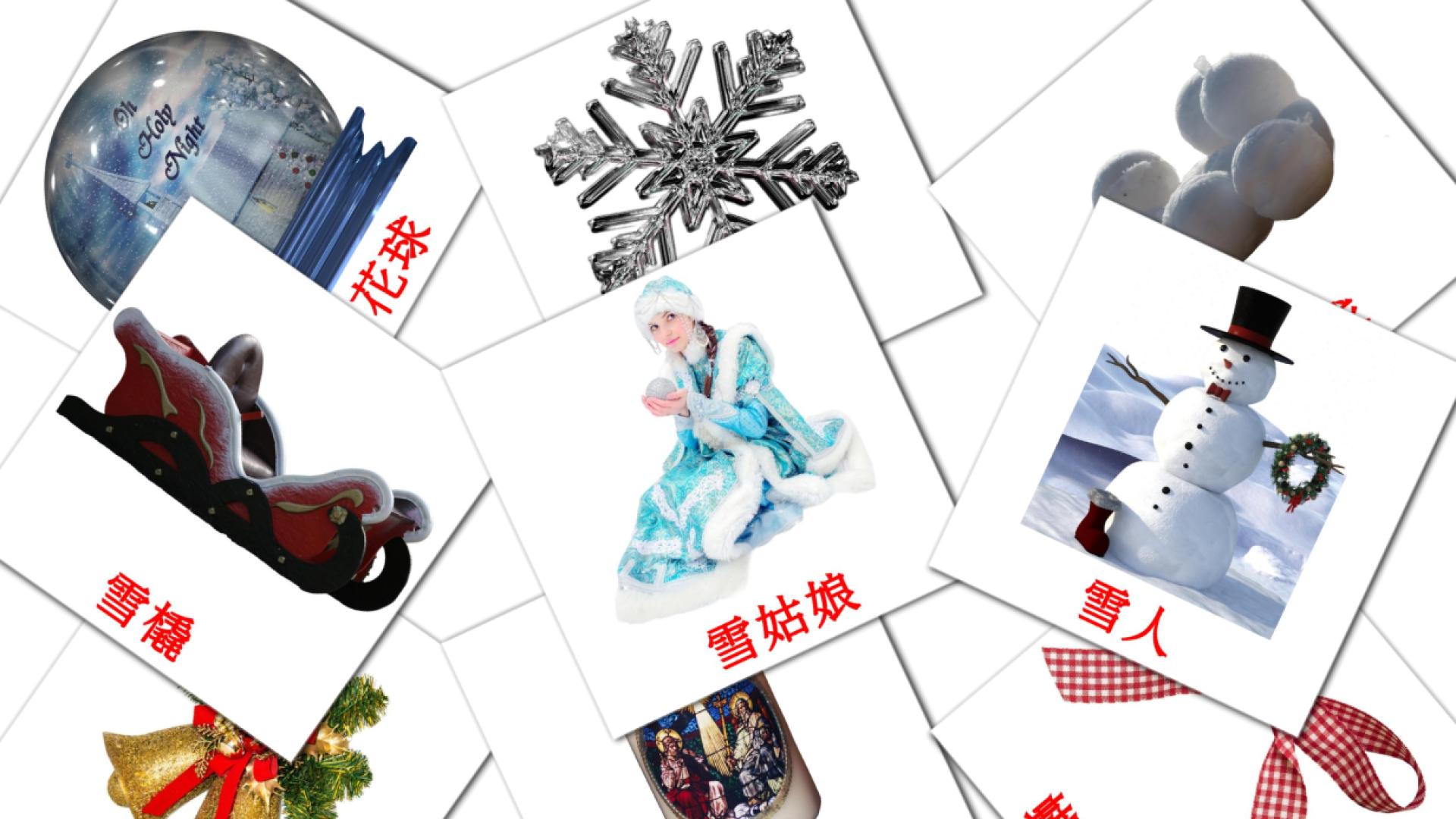 節日 chinees(traditioneel) woordenschat flashcards