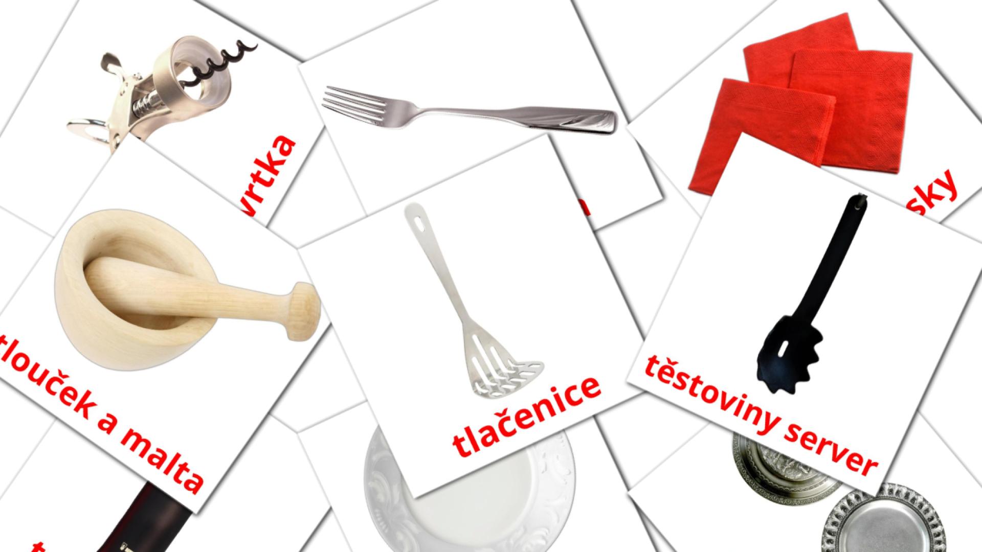 Kuchyně tsjechisch woordenschat flashcards