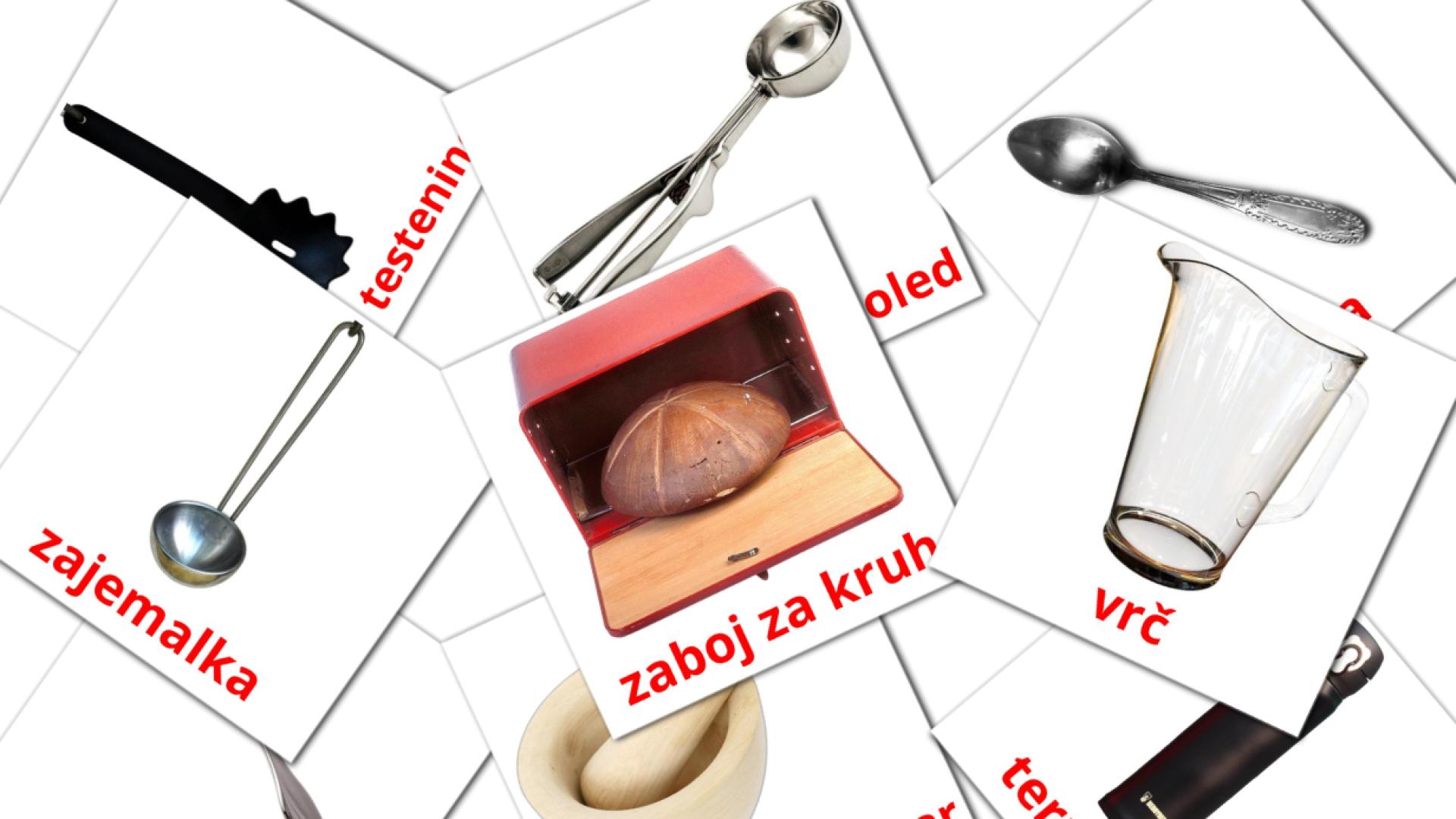 Kuhinja Vocabulário em slovenian Flashcards