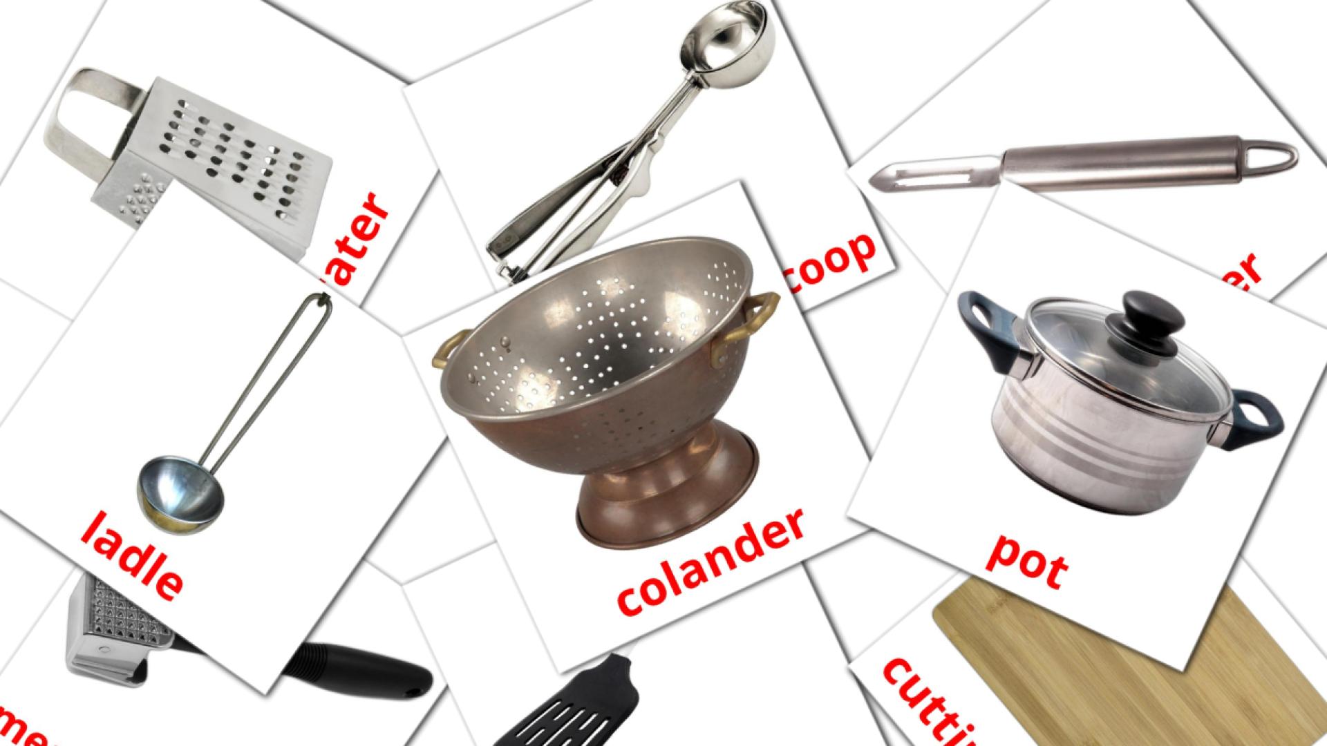 Посуда - английский словарь картинок