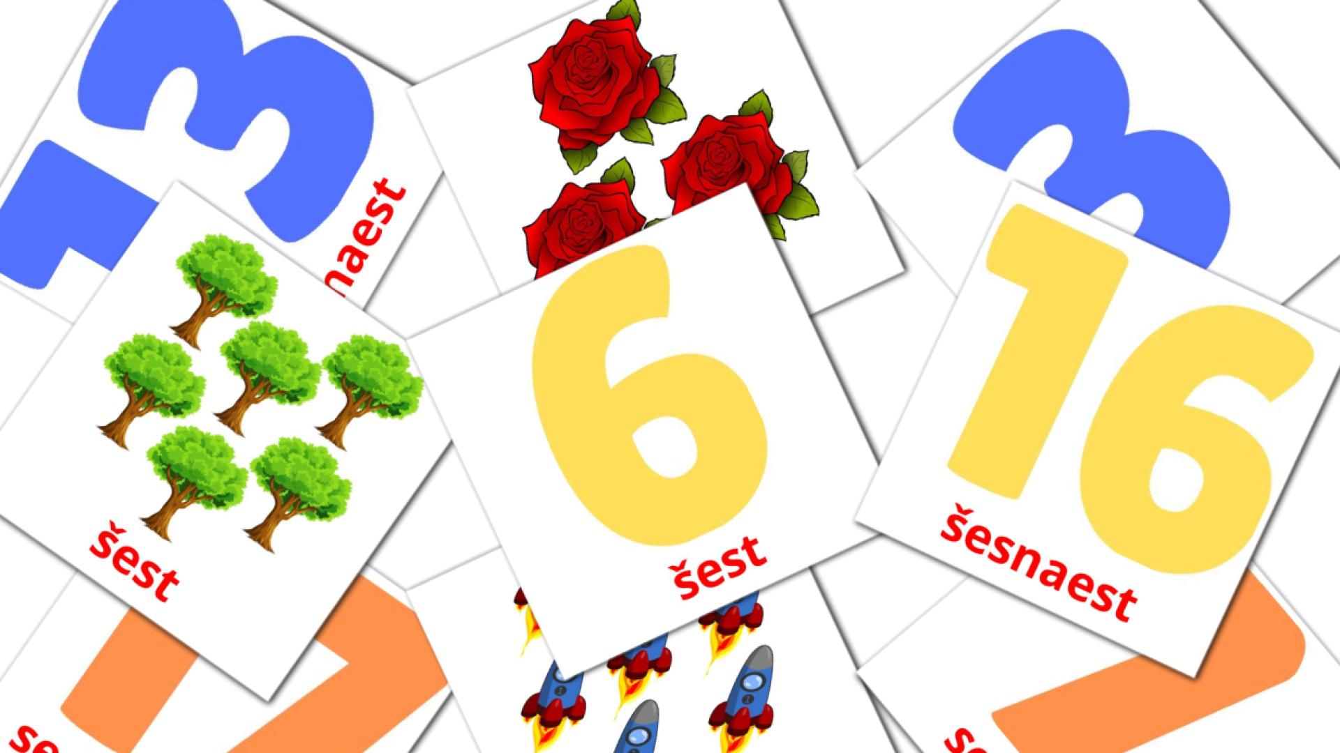 30 tarjetas didacticas de Matematika