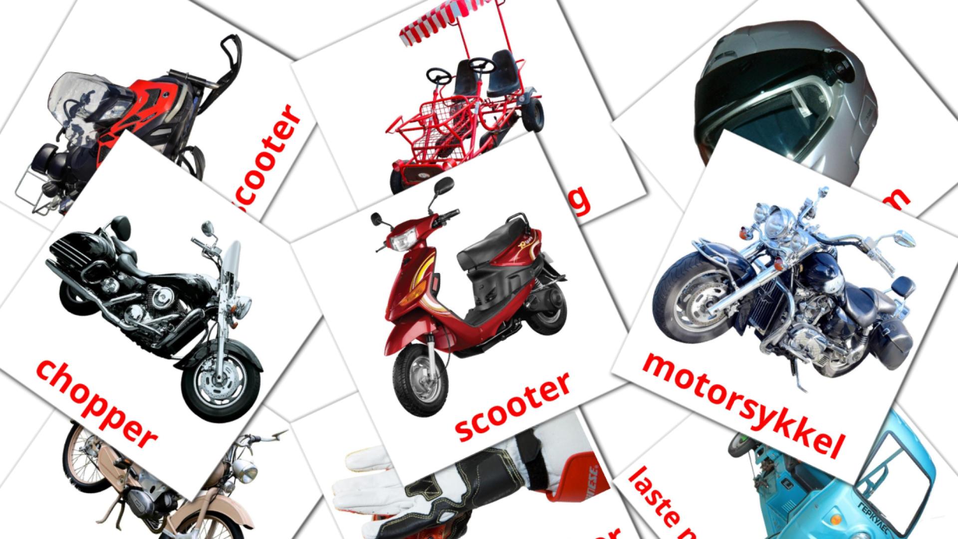 12 Motorsykler flashcards