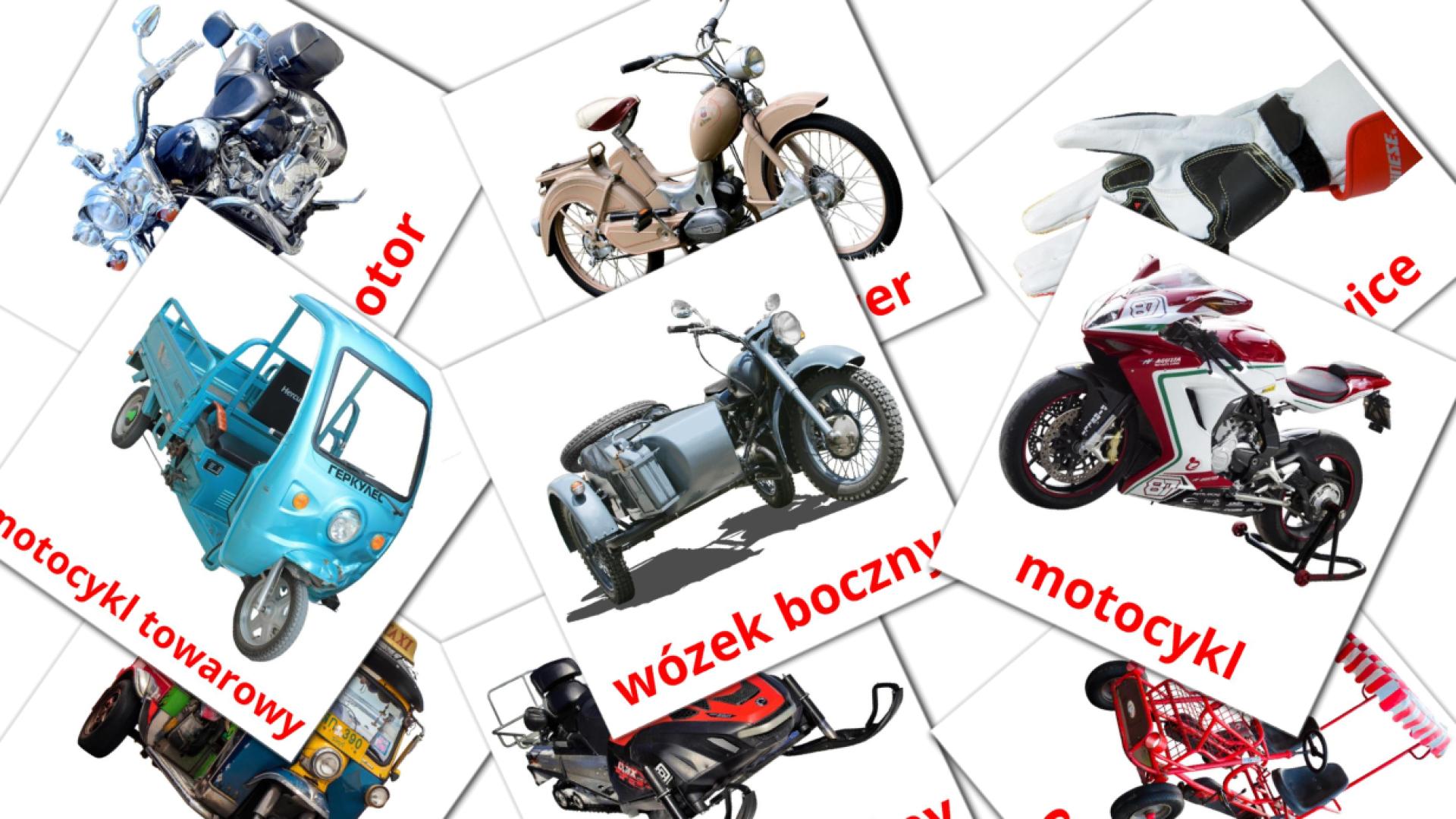 12 Bildkarten für Motory