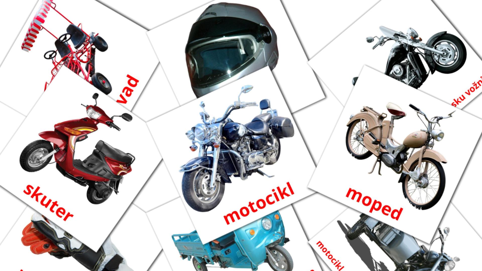 12 Flashcards de Motocikli