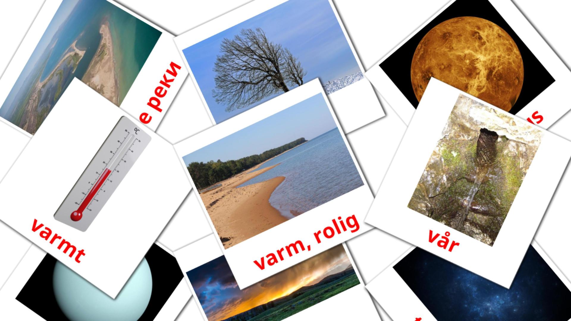 Карточки Домана Natur на норвежском языке