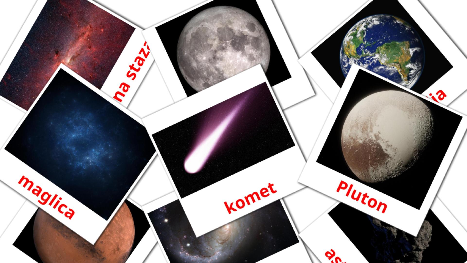 21 Bildkarten für Sunčev sustav