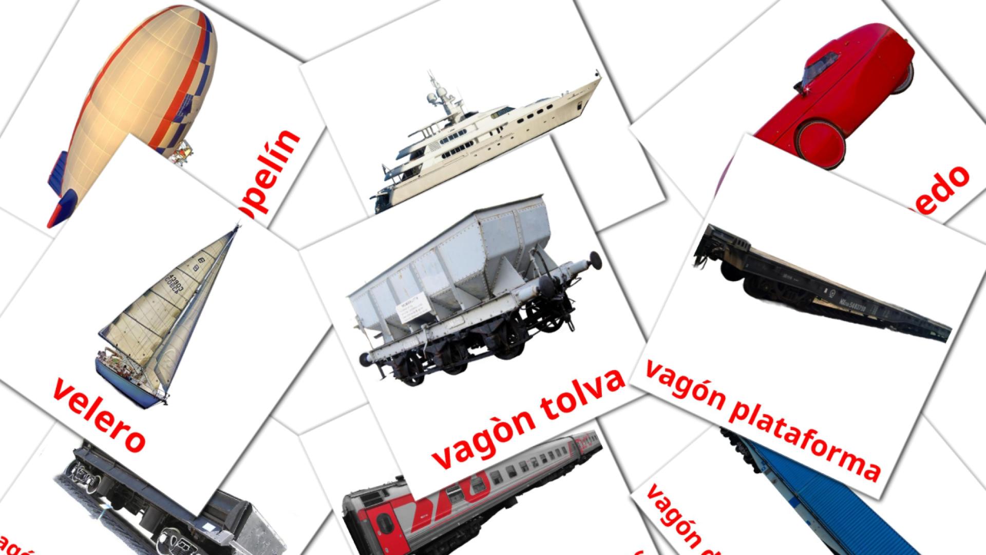 kurdo(sorani) tarjetas de vocabulario en Transportes