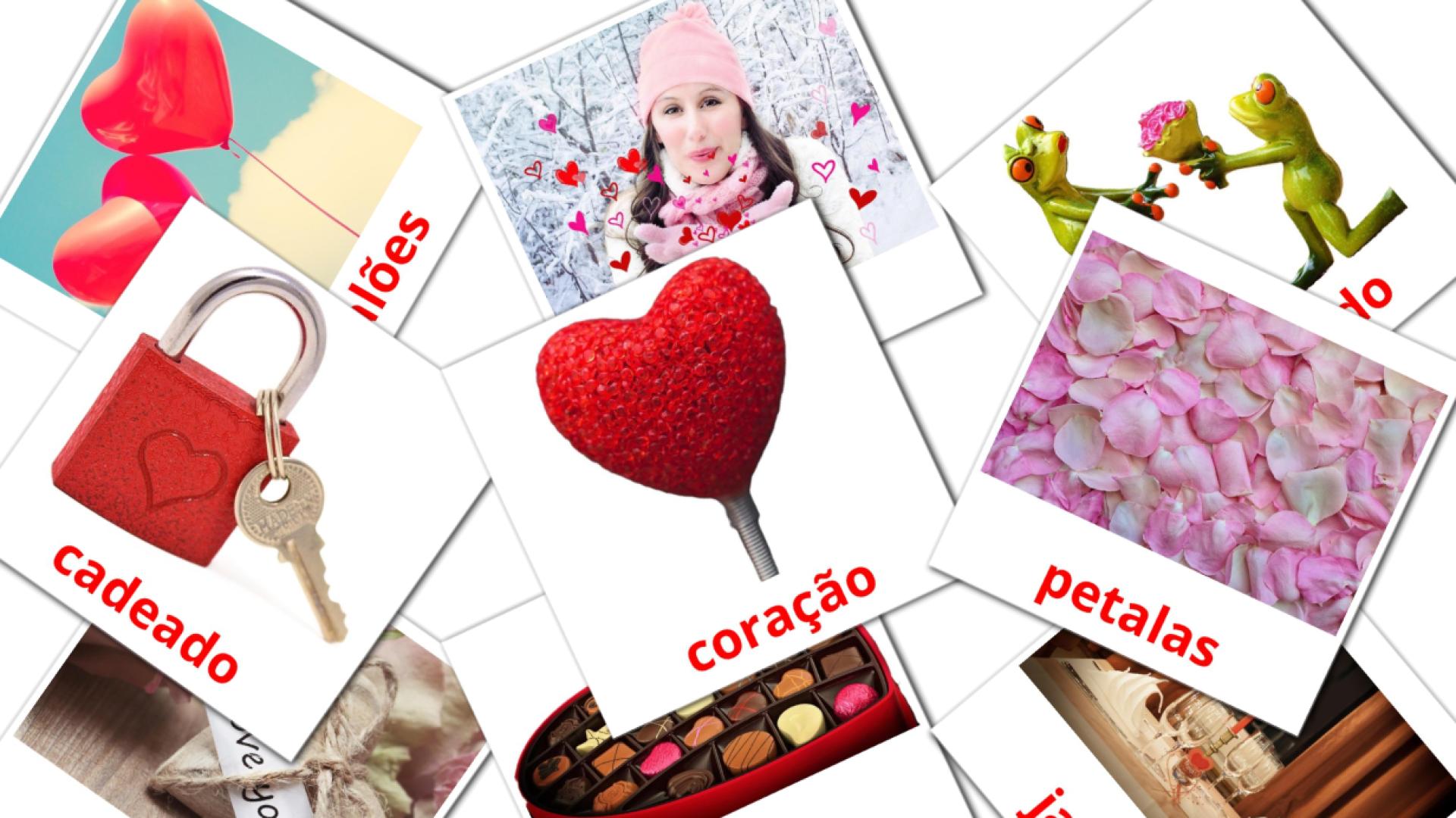 18 tarjetas didacticas de Dia dos Namorados