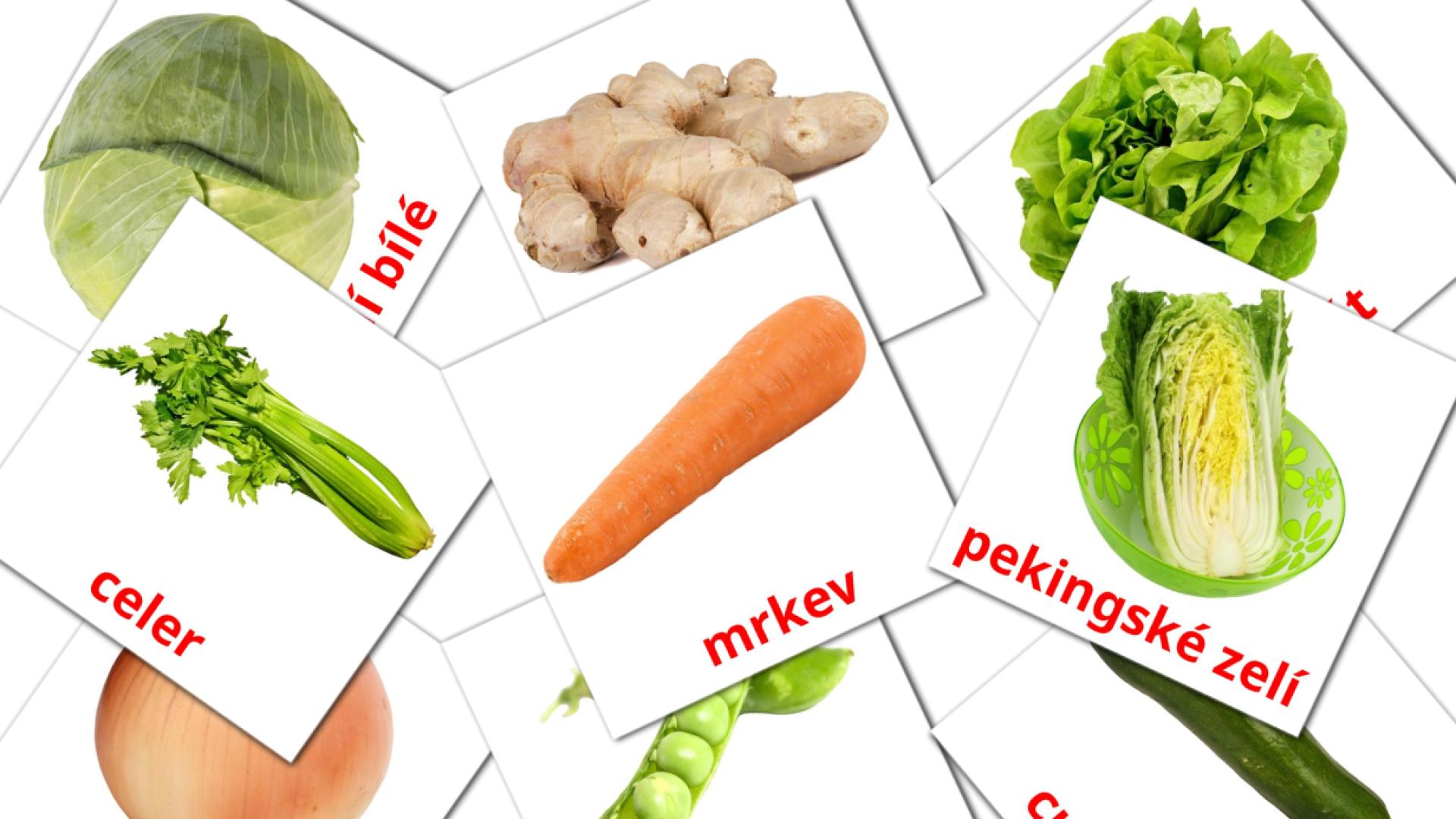 29 Bildkarten für Zelenina