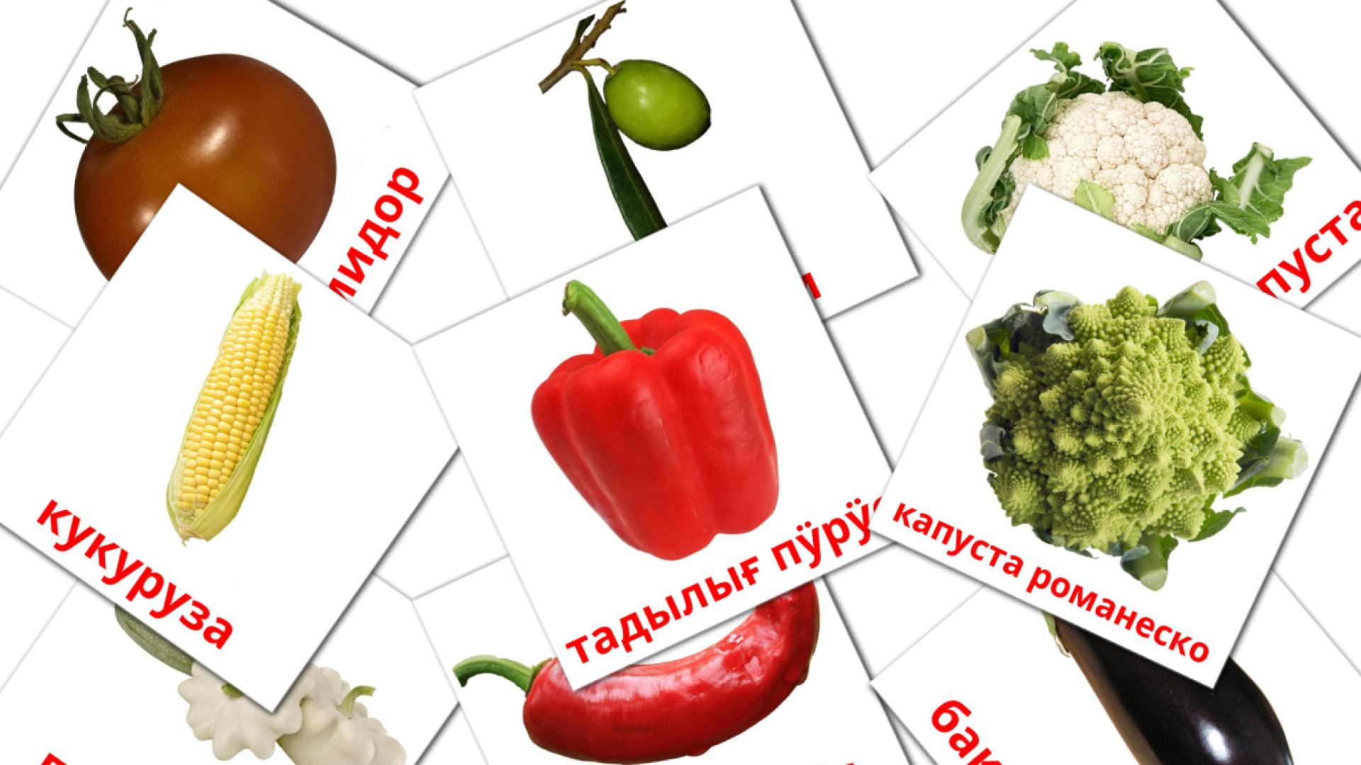 29 Bildkarten für Чир тамахтары