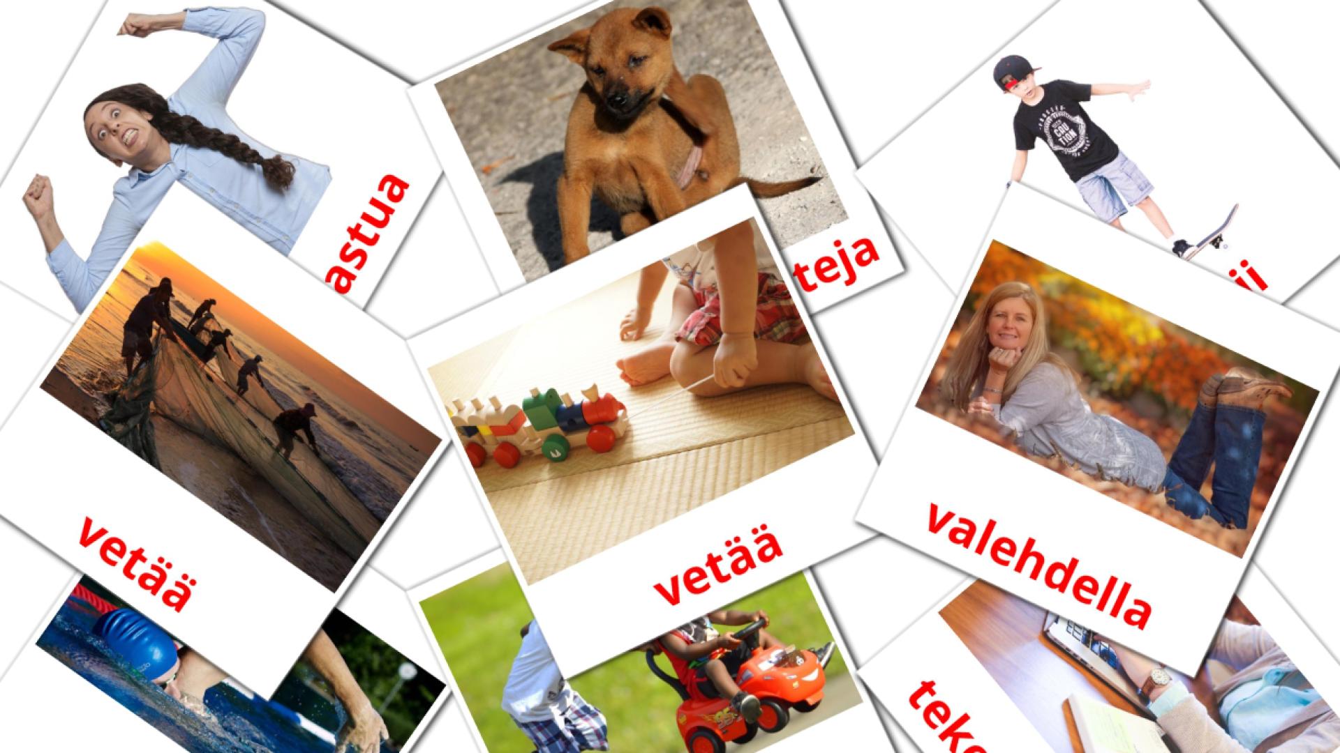 finlandés tarjetas de vocabulario en Verbit