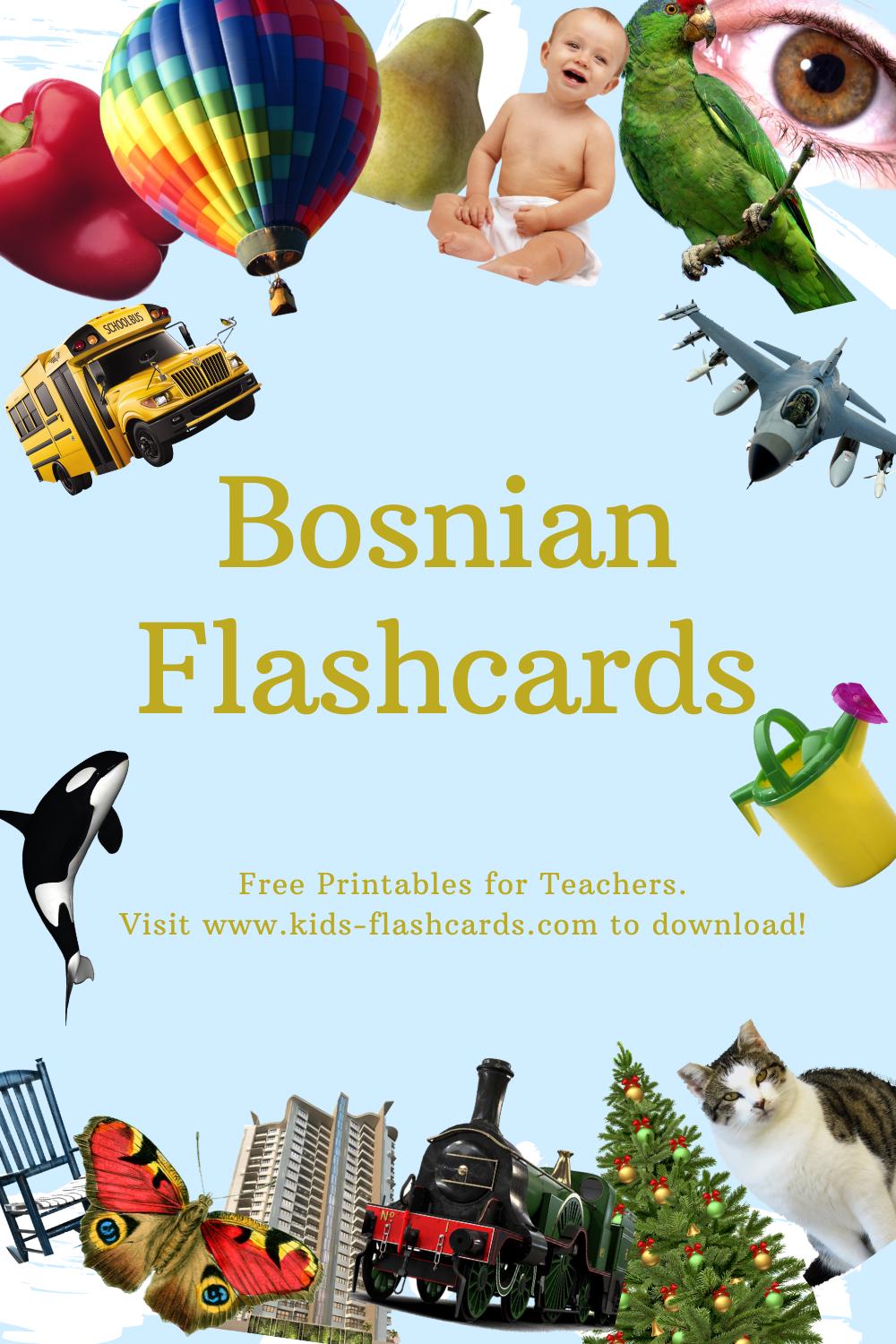 Worksheets to learn Bosnian language