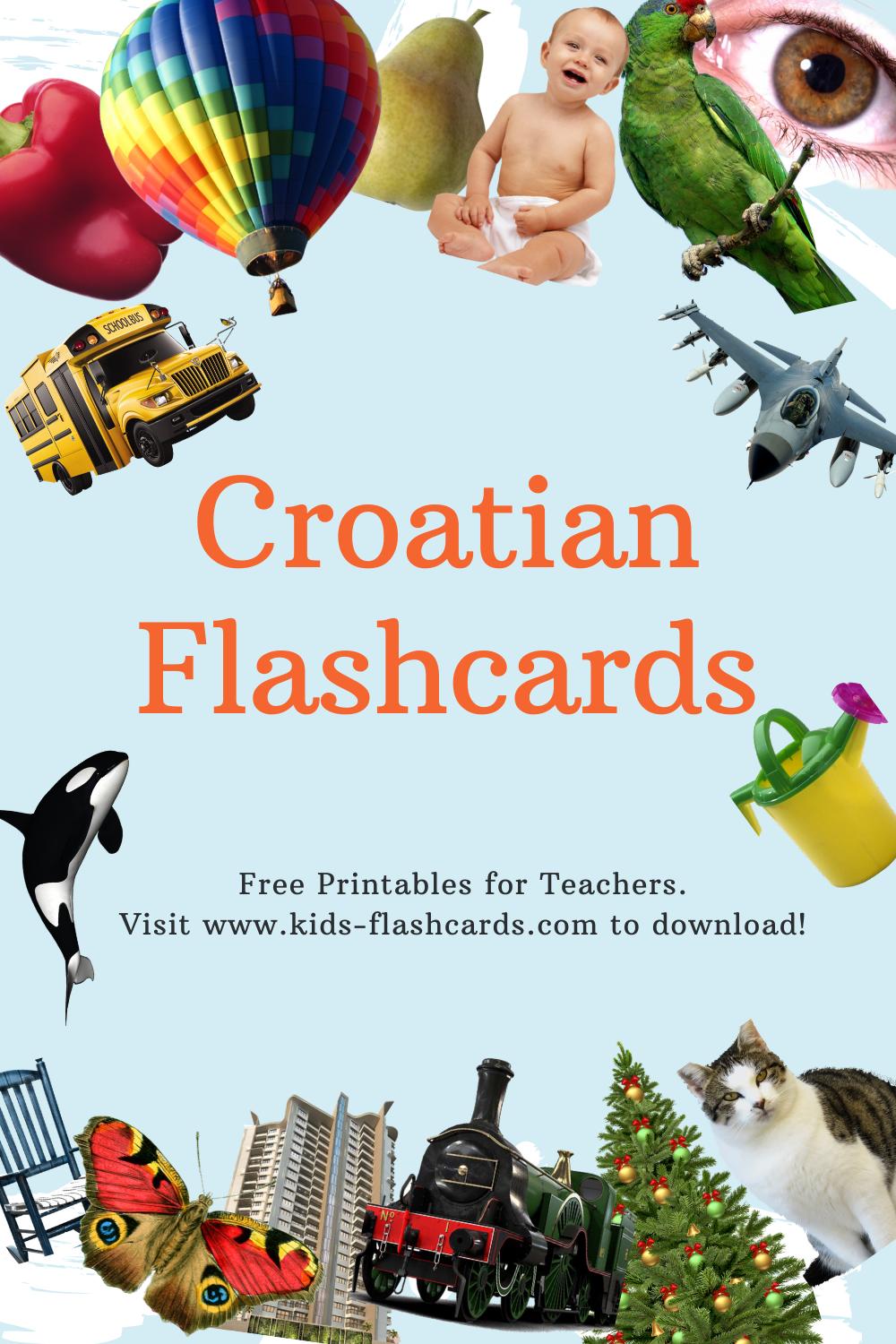 Worksheets to learn Croatian language