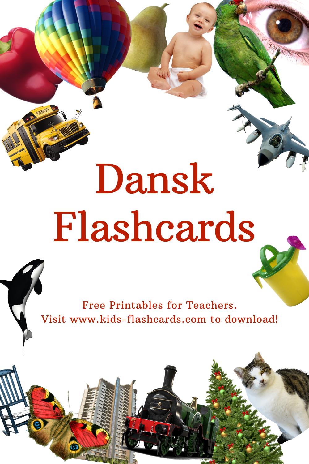 Worksheets to learn Dansk language