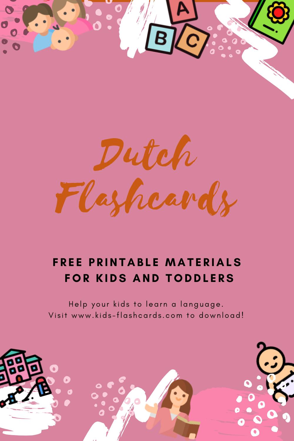 Free Dutch Printables