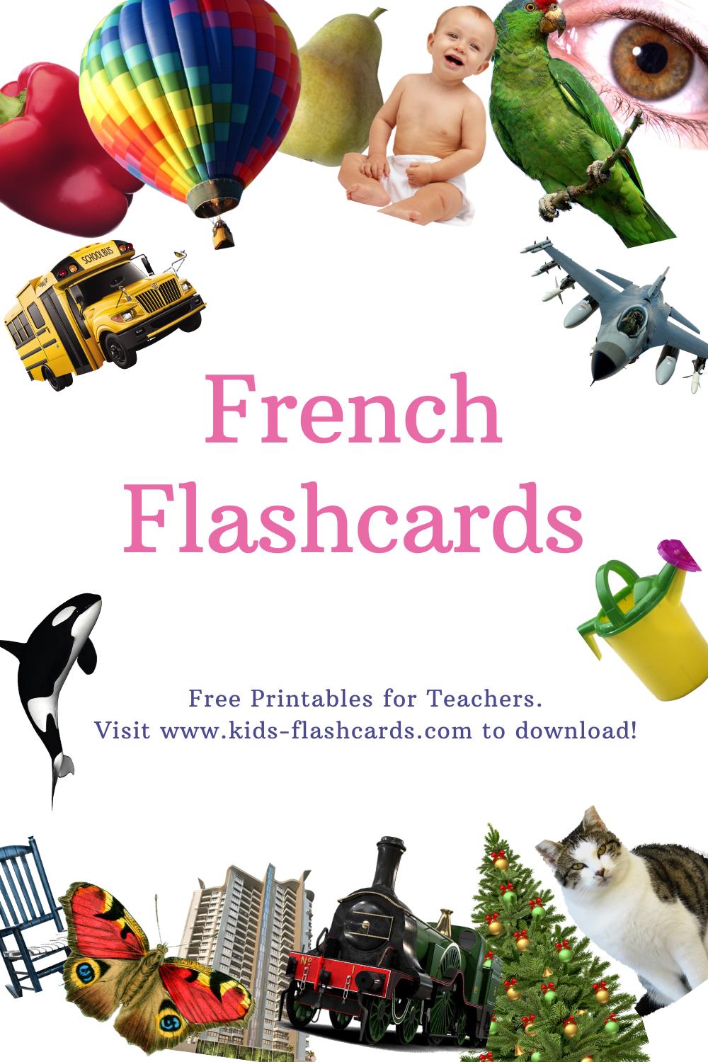 Worksheets to learn French language