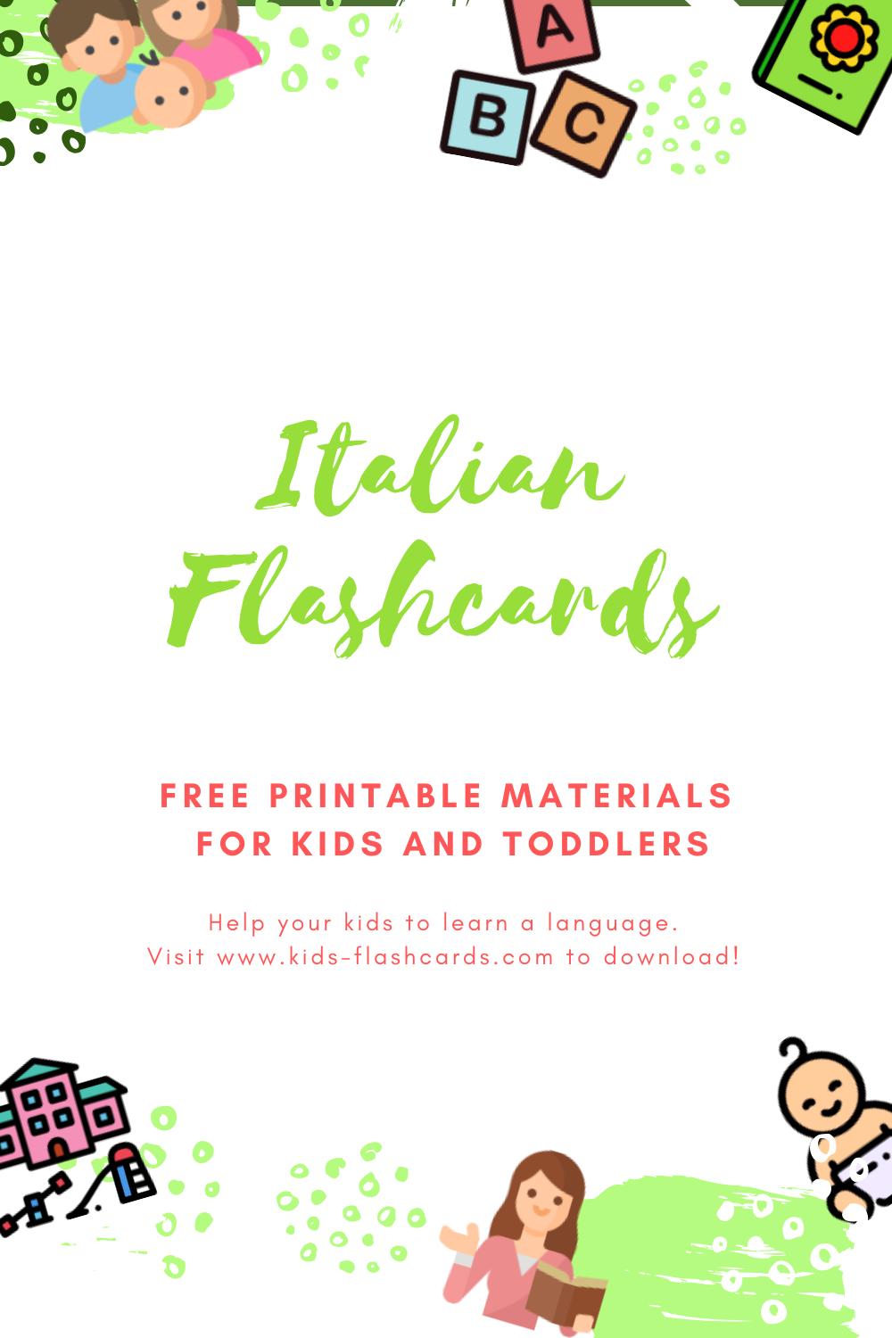 Free Italian Printables