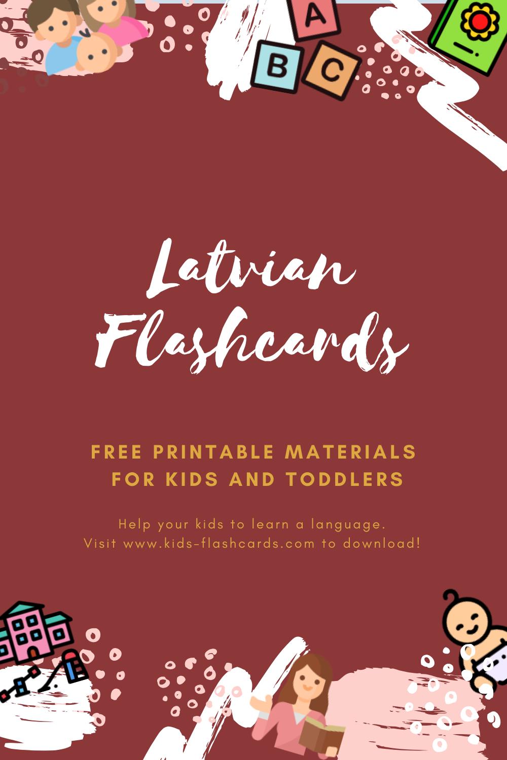 Free Latvian Printables