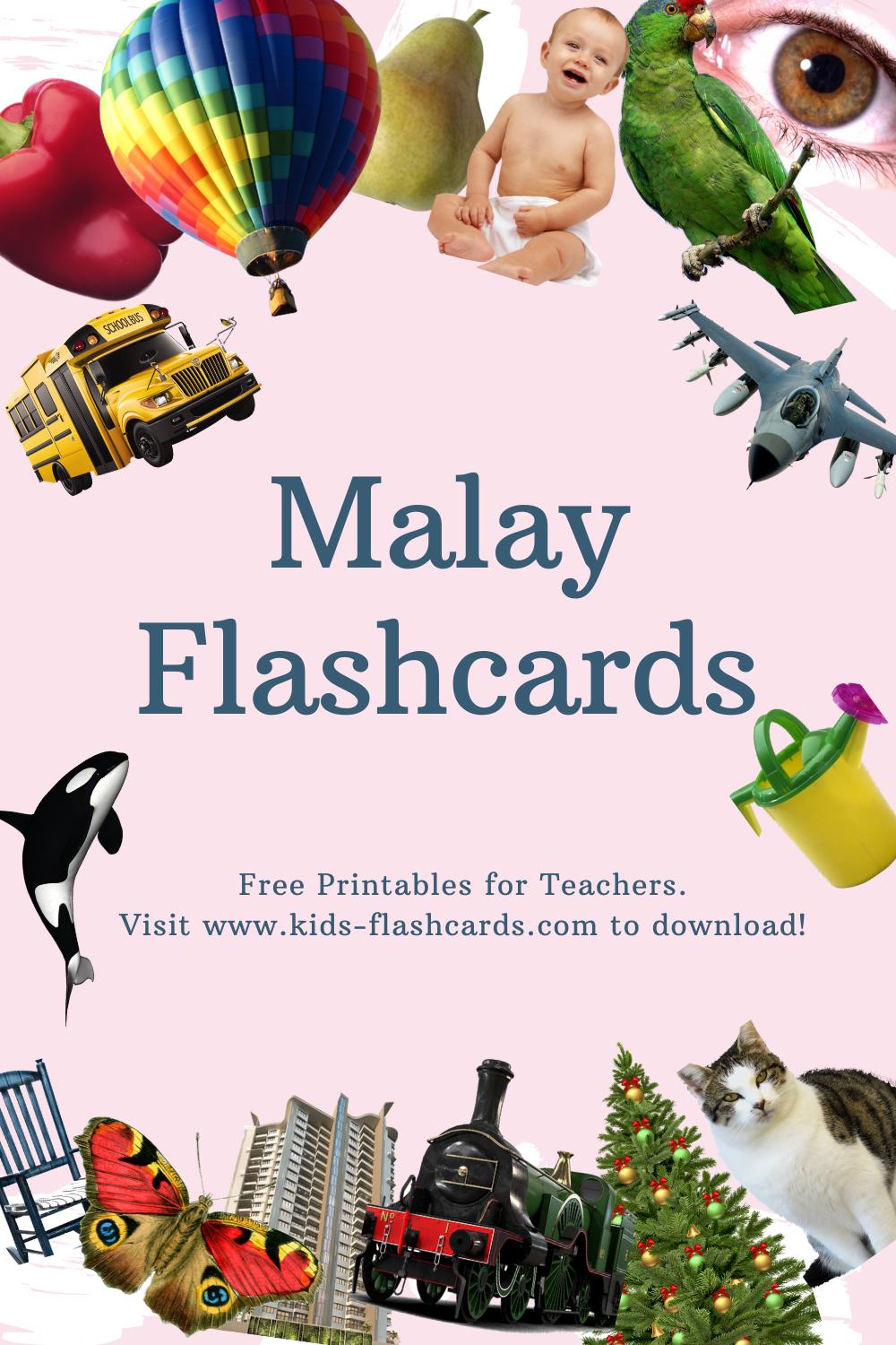Worksheets to learn Malay language
