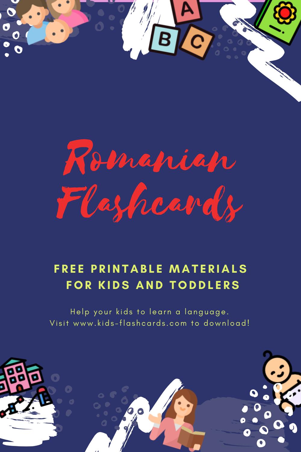 Free Romanian Printables