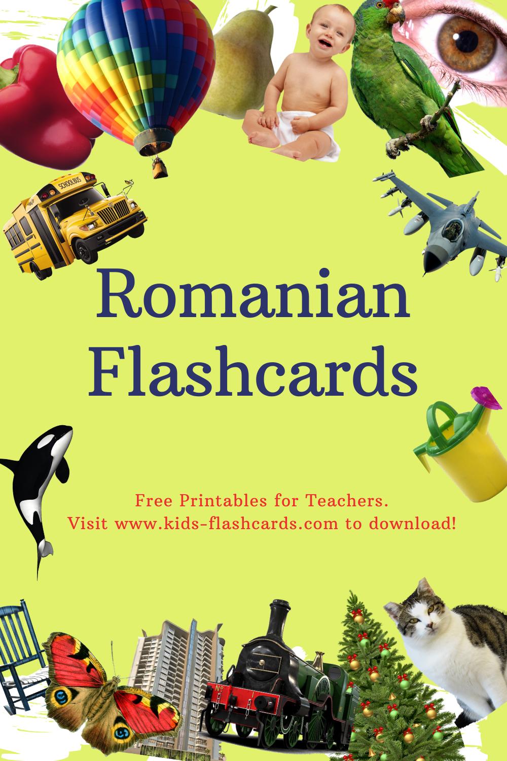 Worksheets to learn Romanian language