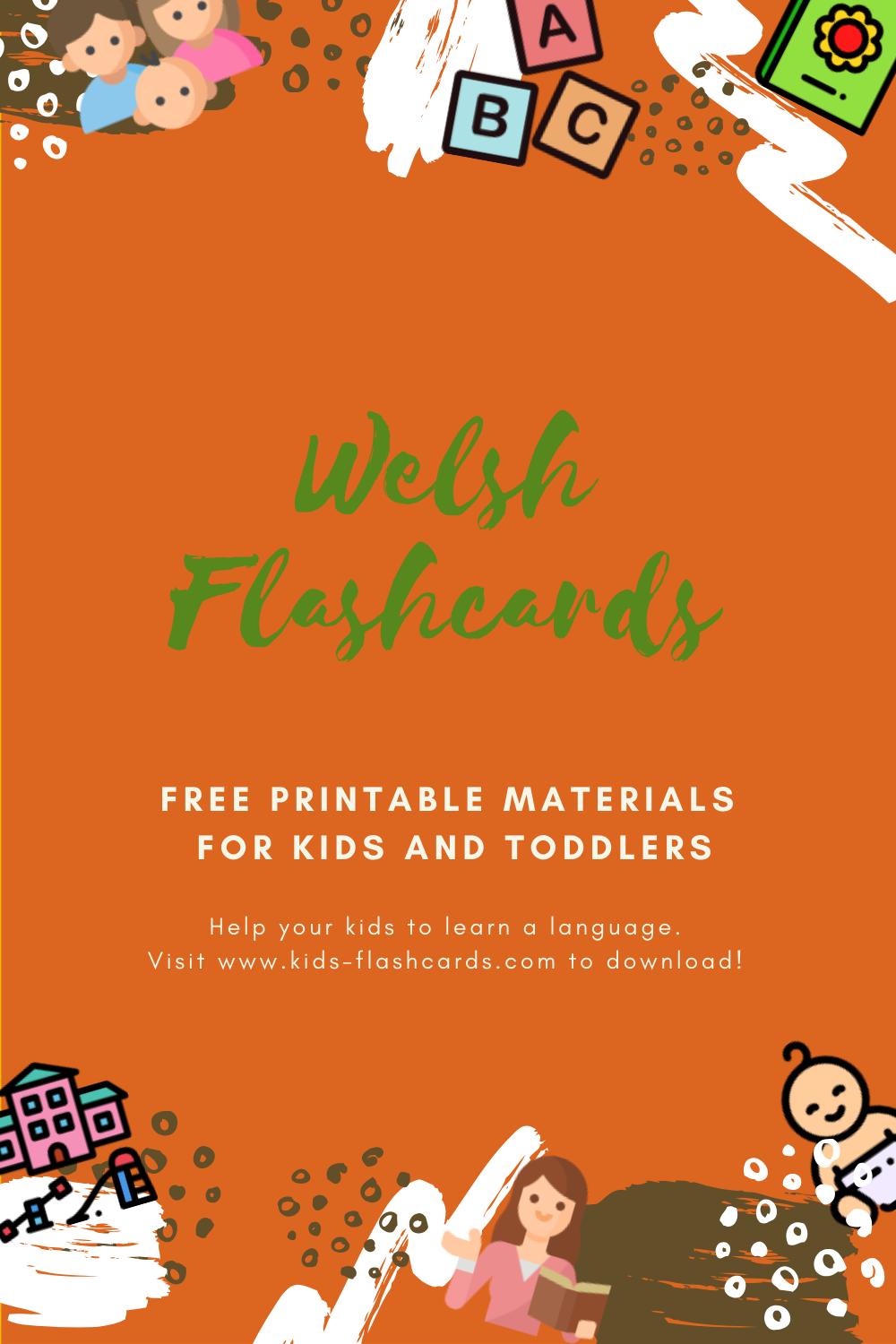 Free Welsh Printables
