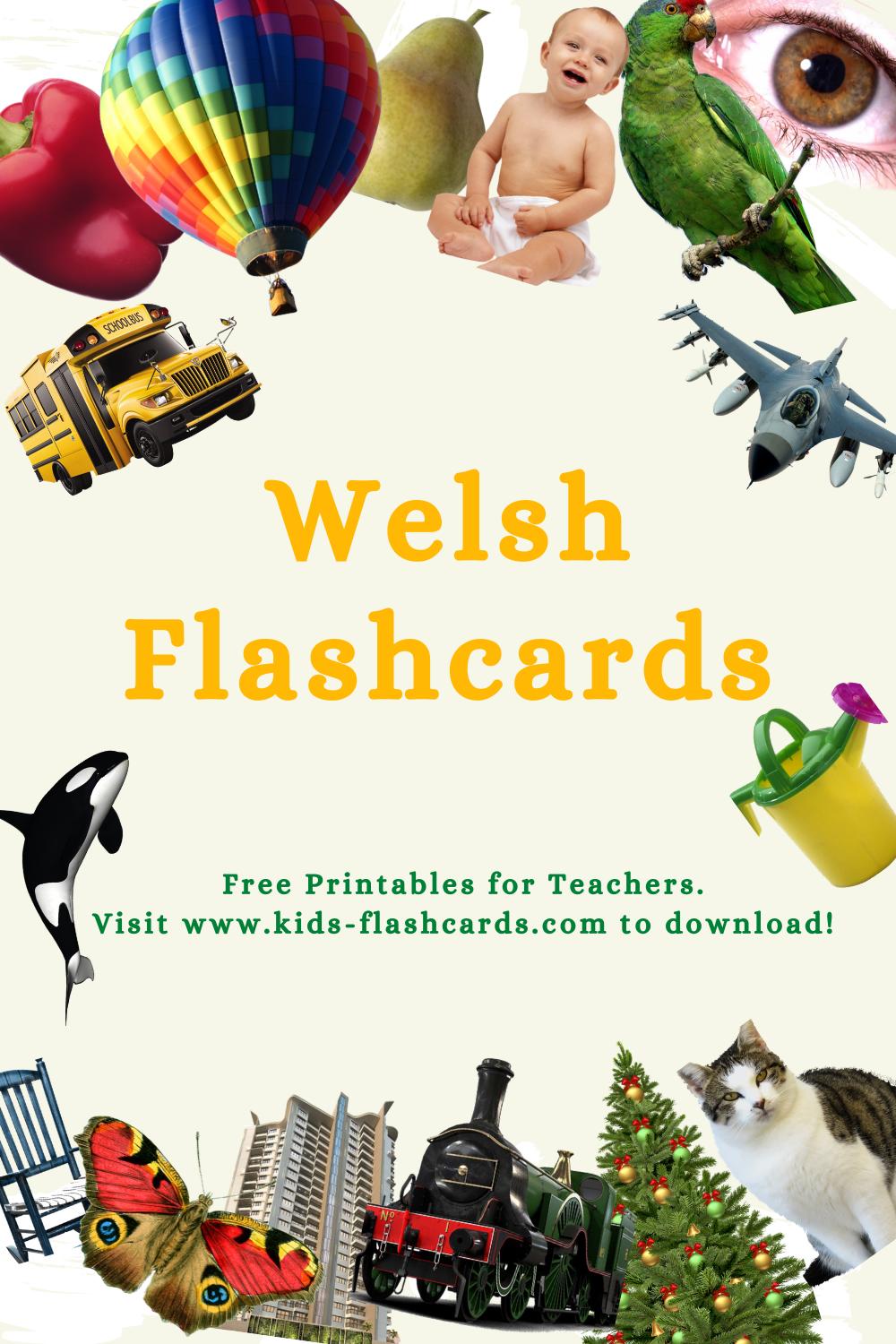 Worksheets to learn Welsh language
